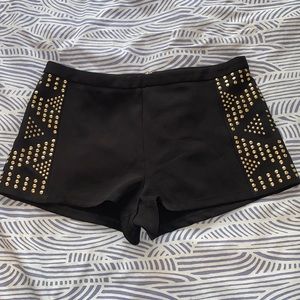 Forever 21 Short Shorts w/ gold details